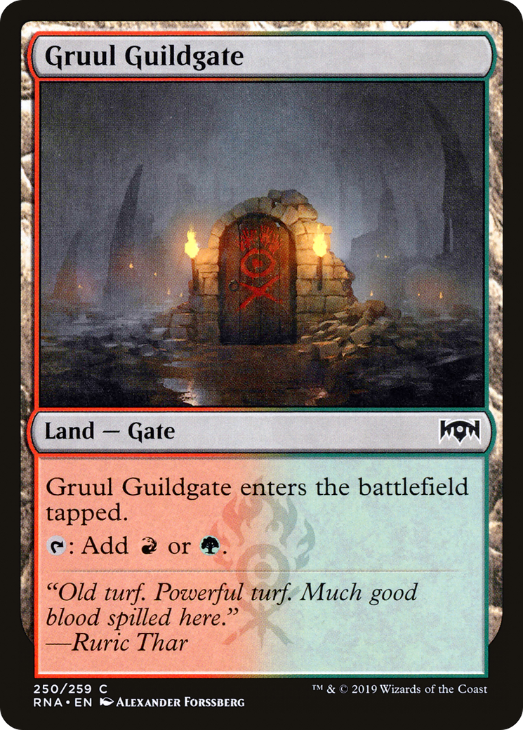 Gruul Guildgate (RNA-250) [Ravnica Allegiance] Foil MTG Single Wizards of the Coast