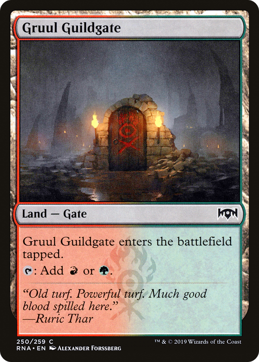 Gruul Guildgate (RNA-250) [Ravnica Allegiance] Foil MTG Single Wizards of the Coast