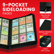 Evoretro: 9-Pocket Zip-Up Binder - White Binders & Pages Evoretro