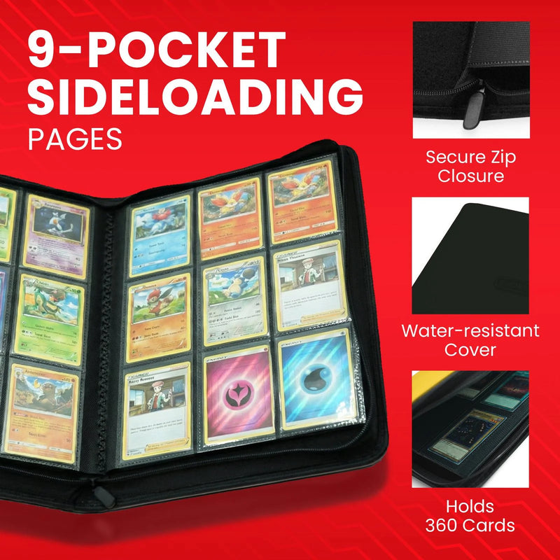 Evoretro: 9-Pocket Zip-Up Binder - White Binders & Pages Evoretro