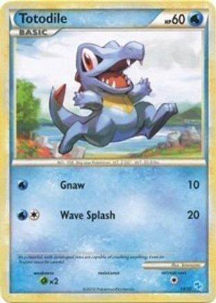 Totodile (#1) () [HGSS Trainer Kit Gyarados & Raichu] Pokemon Single Pokémon
