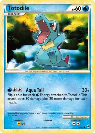 Totodile (74/95) Reverse Holofoil [HGSS: Call of Legends] Pokemon Single Pokémon