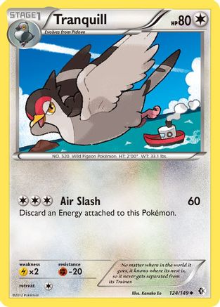 Tranquill (/149) Reverse Holofoil [BW: Boundaries Crossed] Pokemon Single Pokémon