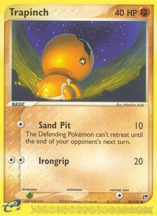 Trapinch (/100) Reverse Holofoil [EX: Sandstorm] Pokemon Single Pokémon