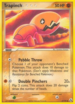 Trapinch (67/92) Reverse Holofoil [EX: Legend Maker] Pokemon Single Pokémon