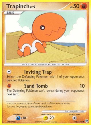 Trapinch (115/132) Reverse Holofoil [DP: Secret Wonders] Pokemon Single Pokémon