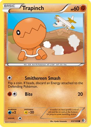 Trapinch (/149) Reverse Holofoil [BW: Boundaries Crossed] Pokemon Single Pokémon