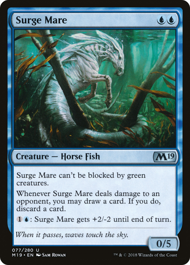 Surge Mare (M19-077) [Core Set 2019] MTG Single Wizards of the Coast