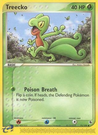 Treecko - 75/109 (75/109) Reverse Holofoil [EX: Ruby & Sapphire] Pokemon Single Pokémon