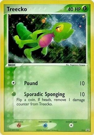 Treecko - 016 (EX Deck Tin) (16) Holofoil [Promos: Nintendo Promos] Pokemon Single Pokémon