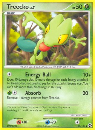 Treecko (/106) Reverse Holofoil [DP: Great Encounters] Pokemon Single Pokémon