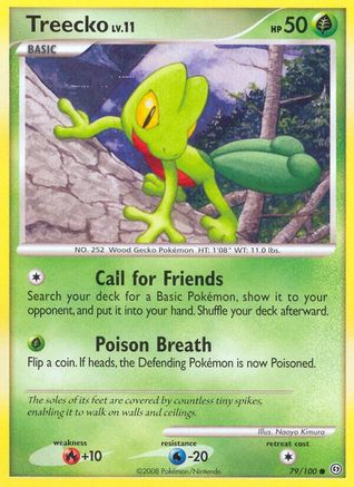 Treecko (79/100) Reverse Holofoil [DP: Stormfront] Pokemon Single Pokémon