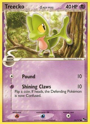 Treecko (Delta Species) 015/017 [Promos: POP Series 4] Pokemon Single Pokémon
