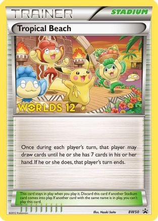 Tropical Beach - BW50 (Worlds 12) (/101) [Promos: BW Promos] Pokemon Single Pokémon