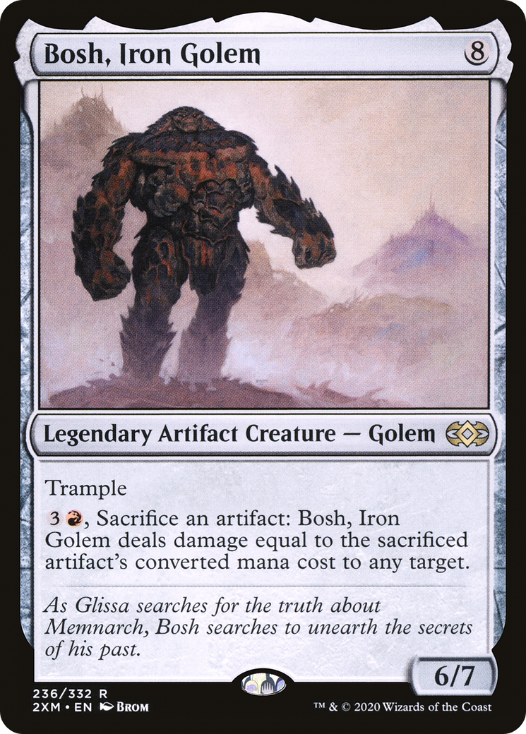 Bosh, Iron Golem (2XM-236) [Double Masters] MTG Single Wizards of the Coast