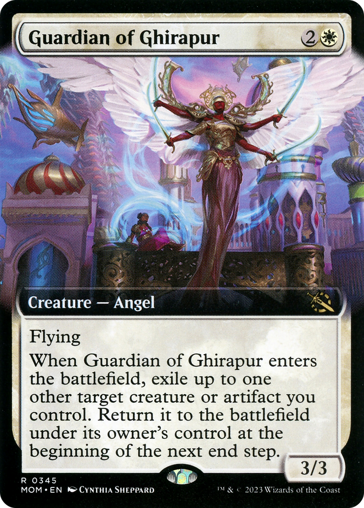 Guardian of Ghirapur (MOM-345) [March of the Machine] (Extended Art) Foil MTG Single Wizards of the Coast