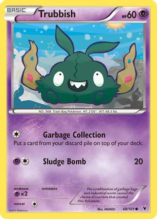 Trubbish (48/101) [BW: Noble Victories] Pokemon Single Pokémon