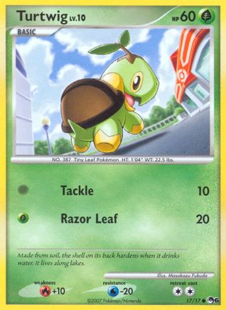 Turtwig (17/17) Holofoil [Promos: POP Series 6] Pokemon Single Pokémon