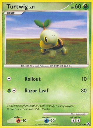 Turtwig (77/100) [DP: Majestic Dawn] Pokemon Single Pokémon