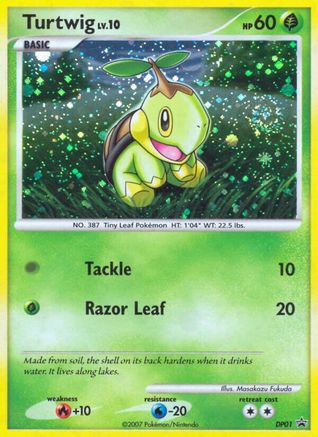 Turtwig - DP01 (/56) Holofoil [Promos: DP Promos] Pokemon Single Pokémon
