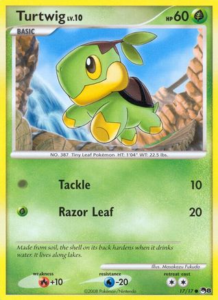 Turtwig 17/17 [Promos: POP Series 8] Pokemon Single Pokémon