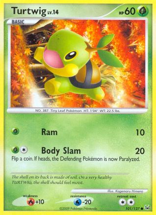 Turtwig (101/127) Reverse Holofoil [Platinum: Base set] Pokemon Single Pokémon