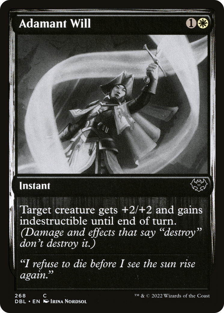 Adamant Will (DBL-268) [Innistrad: Double Feature] Foil MTG Single Wizards of the Coast