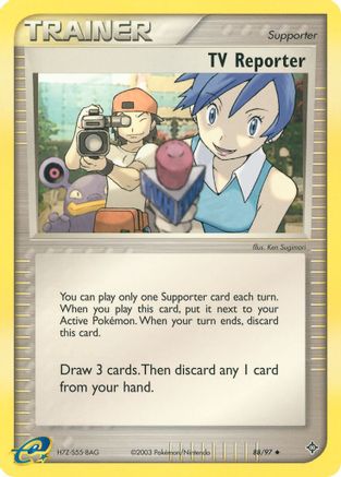 TV Reporter (88/97) [EX: Dragon] Pokemon Single Pokémon
