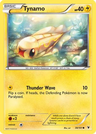 Tynamo (38) (/101) [BW: Noble Victories] Pokemon Single Pokémon