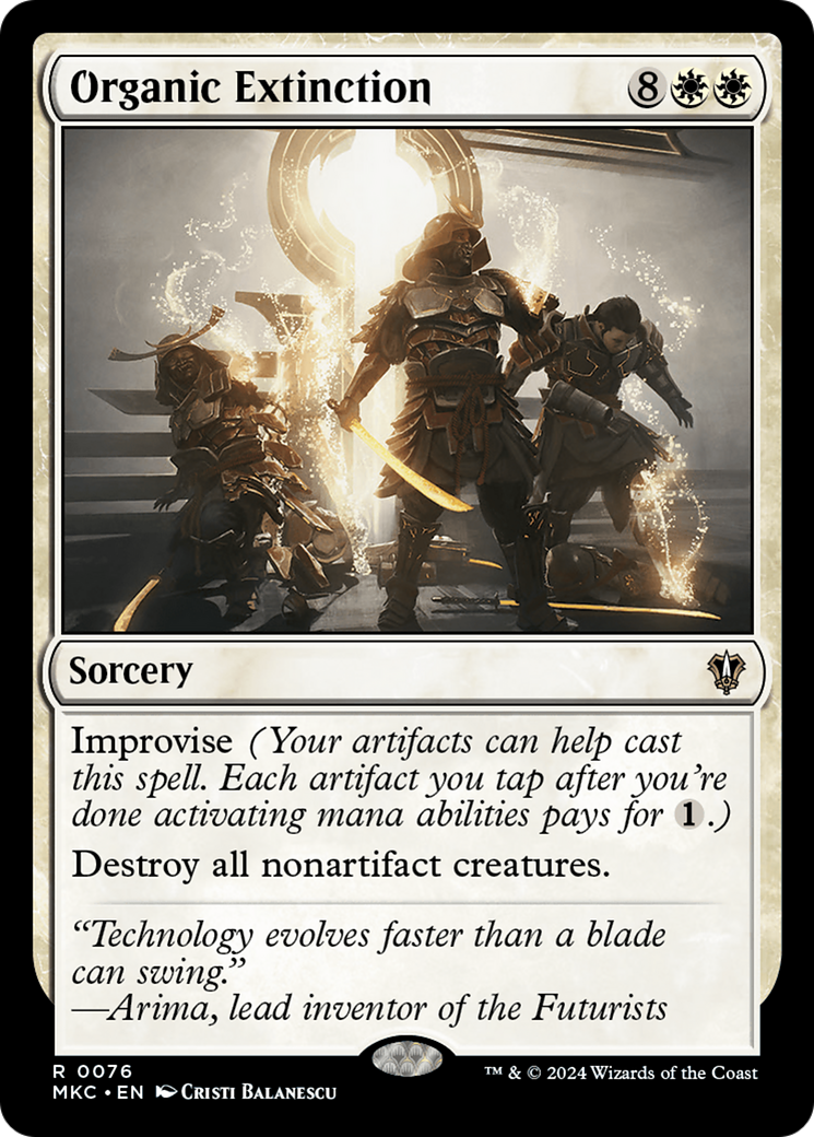 Organic Extinction (MKC-076) [Murders at Karlov Manor Commander] MTG Single Wizards of the Coast