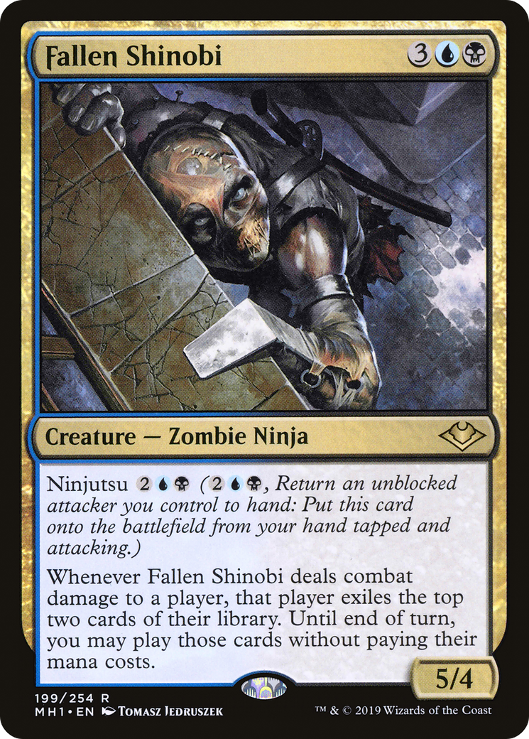 Fallen Shinobi (MH1-199) [Modern Horizons] Foil MTG Single Wizards of the Coast