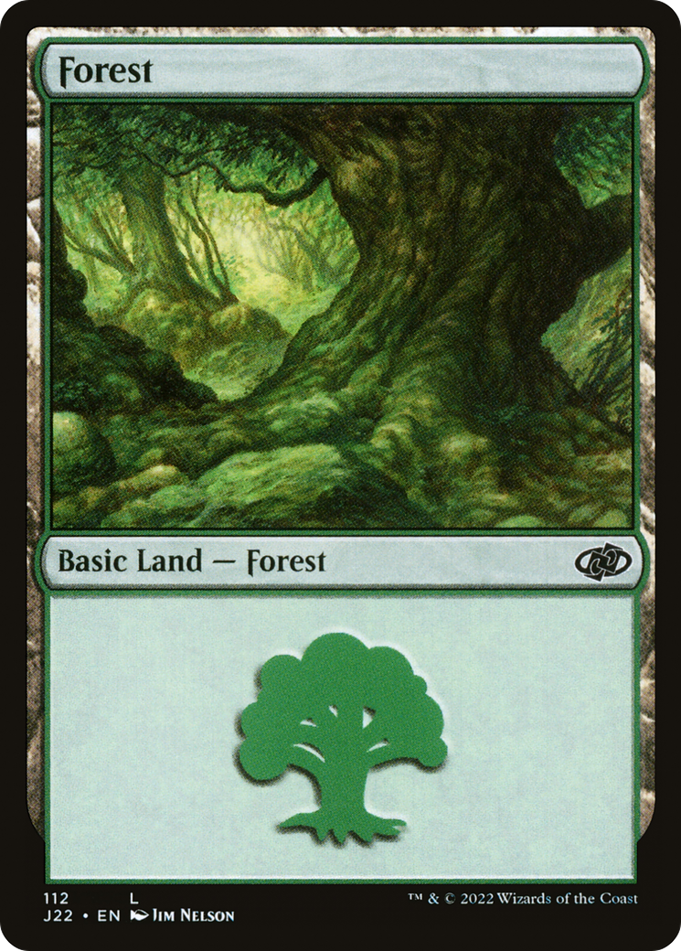 Forest (J22-112) [Jumpstart 2022] MTG Single Wizards of the Coast