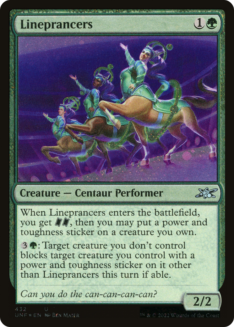Lineprancers (Galaxy Foil) (UNF-432) [Unfinity] Foil MTG Single Wizards of the Coast