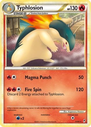 Typhlosion (/95) Reverse Holofoil [HGSS: Call of Legends] Pokemon Single Pokémon