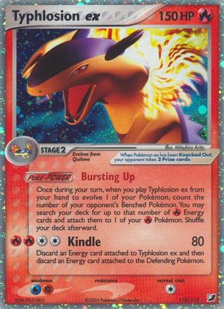 Typhlosion ex 110/115 Holofoil [EX: Unseen Forces] Pokemon Single Pokémon