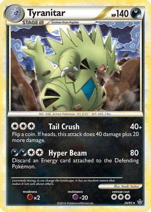 Tyranitar (/95) [HGSS: Unleashed] Pokemon Single Pokémon