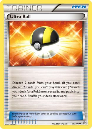 Ultra Ball (90/101) Reverse Holofoil [BW: Plasma Blast] Pokemon Single Pokémon