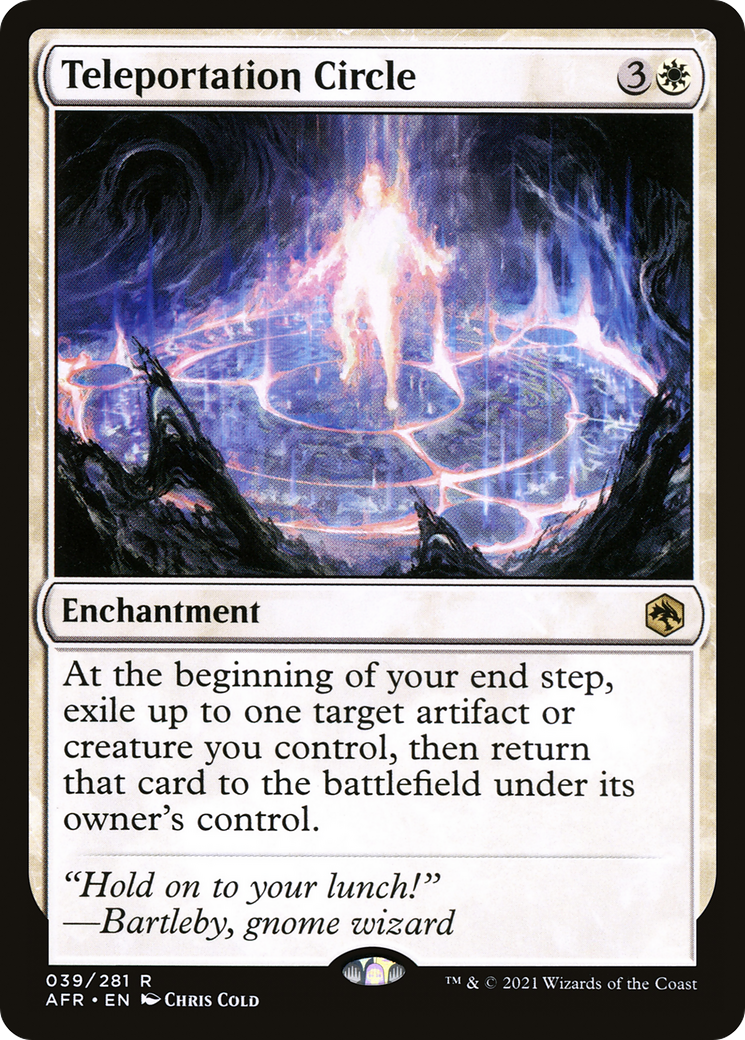 Teleportation Circle (AFR-039) [Adventures in the Forgotten Realms] Foil MTG Single Wizards of the Coast