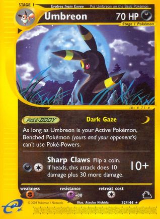 Umbreon (32) (/144) Reverse Holofoil [Vintage: Skyridge] Pokemon Single Pokémon