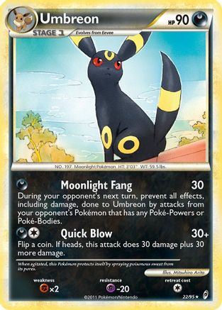 Umbreon (/95) Reverse Holofoil [HGSS: Call of Legends] Pokemon Single Pokémon