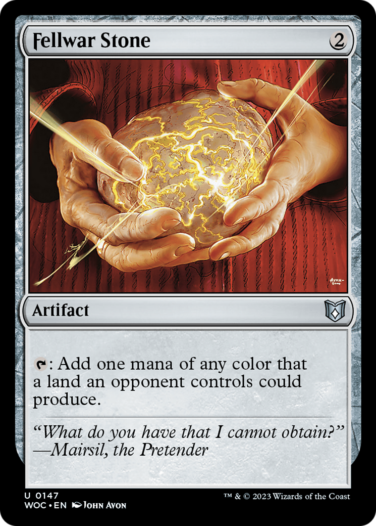 Fellwar Stone (WOC-147) [Wilds of Eldraine Commander] MTG Single Wizards of the Coast