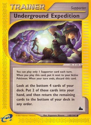 Underground Expedition (/144) Reverse Holofoil [Vintage: Skyridge] Pokemon Single Pokémon