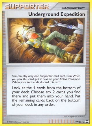 Underground Expedition (97/111) Reverse Holofoil [Platinum: Rising Rivals] Pokemon Single Pokémon