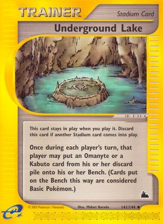 Underground Lake (/144) Reverse Holofoil [Vintage: Skyridge] Pokemon Single Pokémon