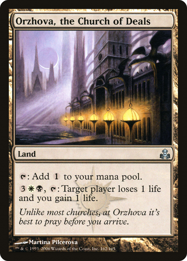 Orzhova, the Church of Deals (GPT-162) [Guildpact] Foil MTG Single Wizards of the Coast