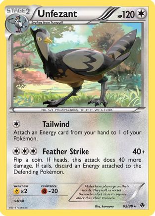 Unfezant (/98) [BW: Emerging Powers] Pokemon Single Pokémon