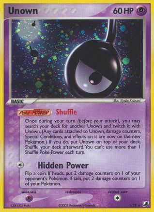 Unown (!) (/115) Holofoil [EX: Unseen Forces] Pokemon Single Pokémon