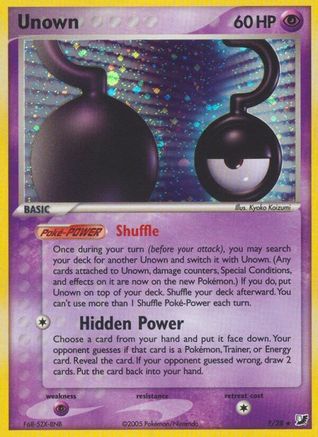 Unown (?) (/115) Holofoil [EX: Unseen Forces] Pokemon Single Pokémon