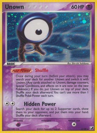 Unown (A) (/115) Holofoil [EX: Unseen Forces] Pokemon Single Pokémon