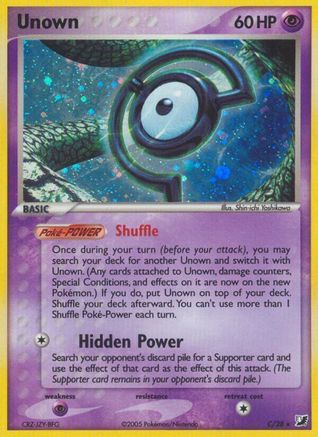 Unown (C) (/115) Holofoil [EX: Unseen Forces] Pokemon Single Pokémon